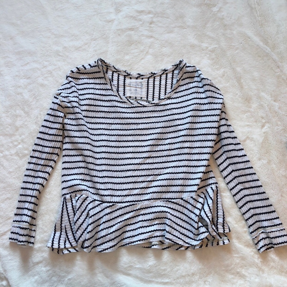 Free People stripe shirt